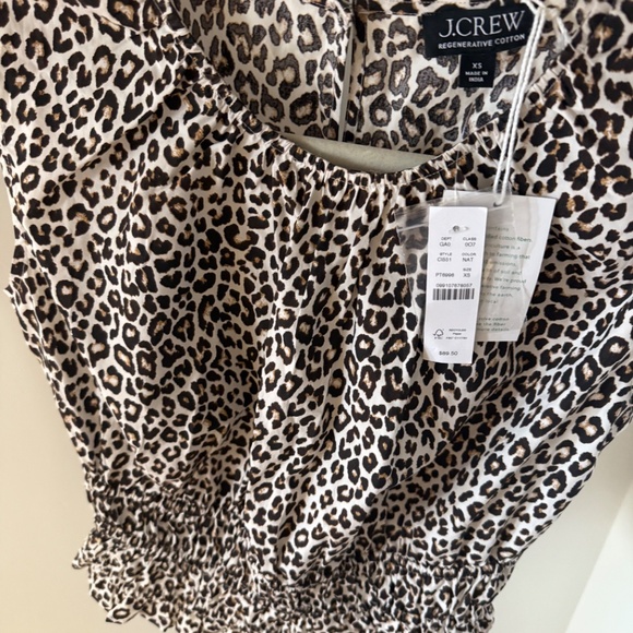 Hyacinth top in leopard cotton poplin - Picture 4 of 7